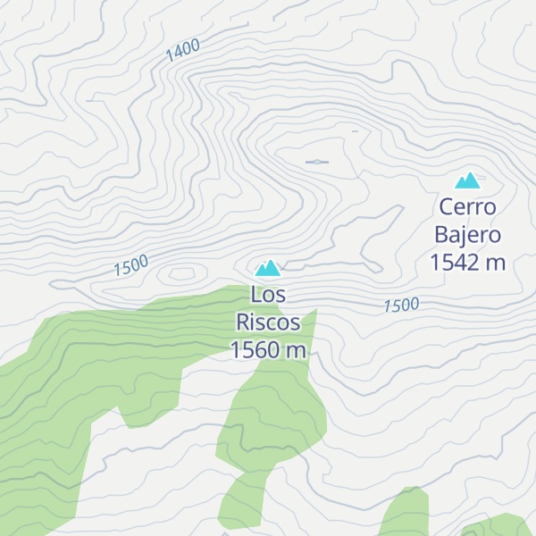 Map of Los Riscos