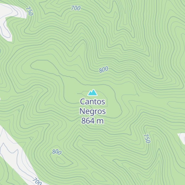 Map of Cantos Negros