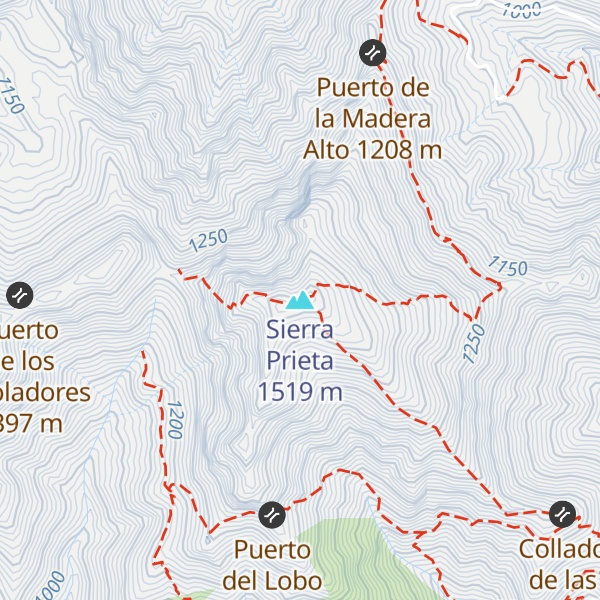 Map of Sierra Prieta