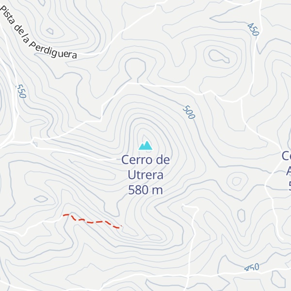 Map of Cerro de Utrera