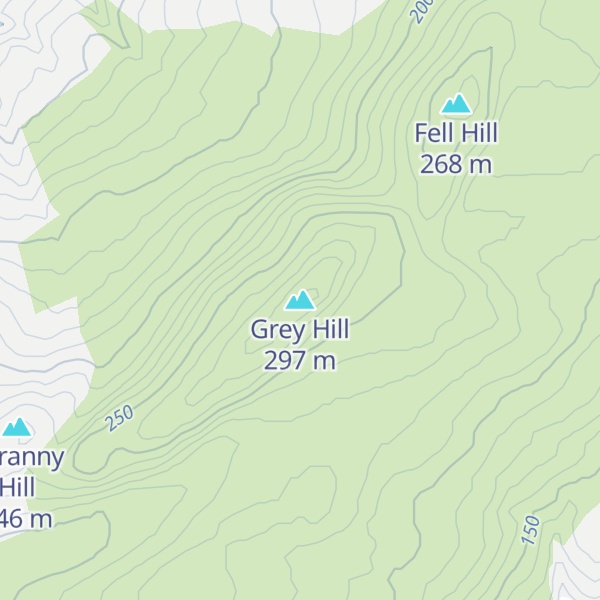Map of Grey Hill