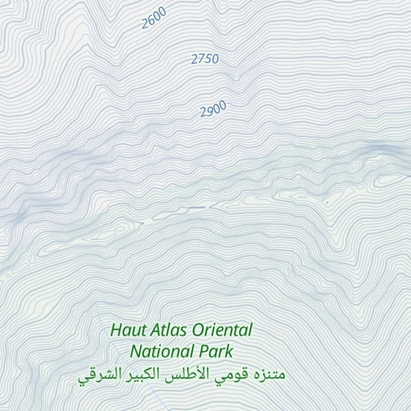 Map of Jebel Maoutfoud