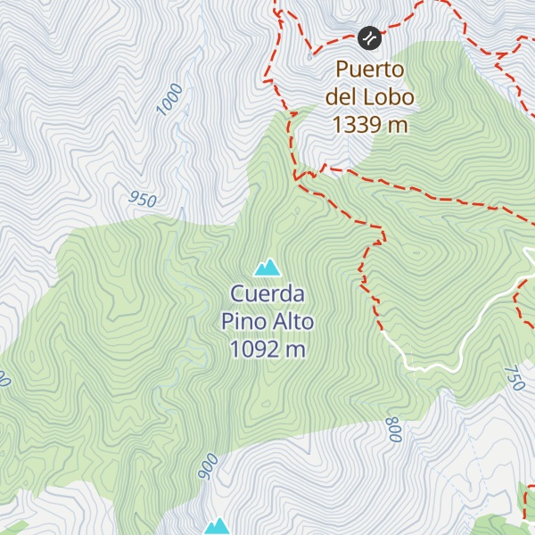 Map of Cuerda Pino Alto