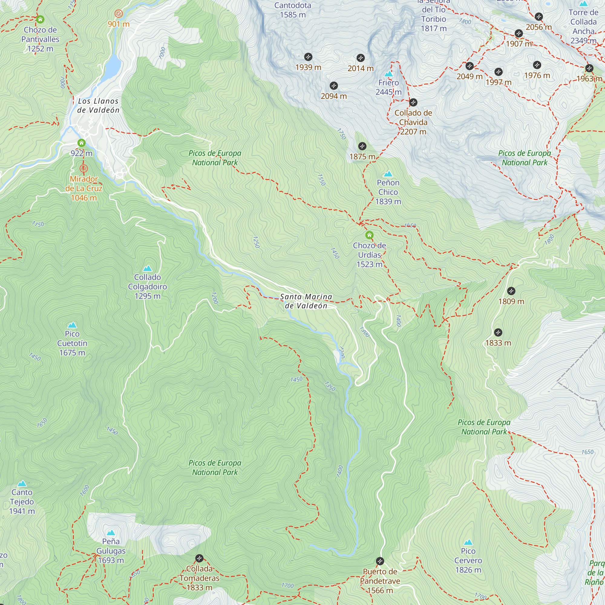 Refugio La Ardilla Real map