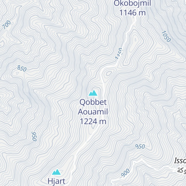 Map of Qobbet Aouamil