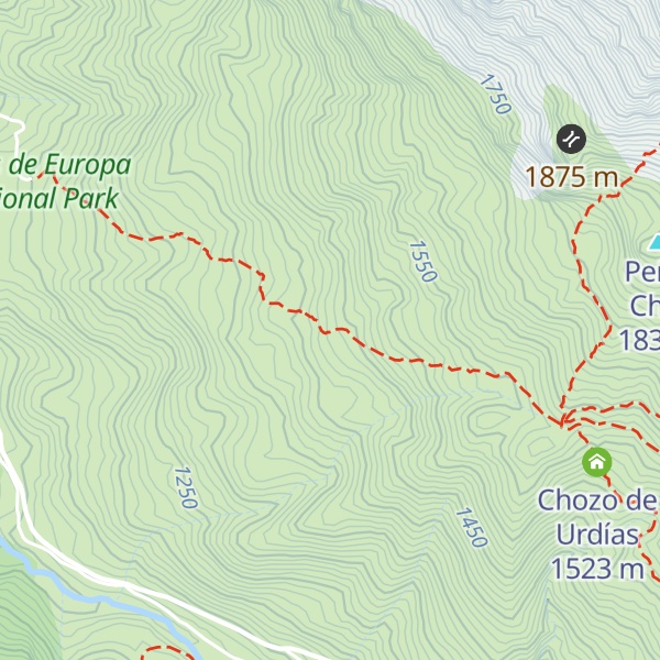 Map of Chozo de Fuentes Torones