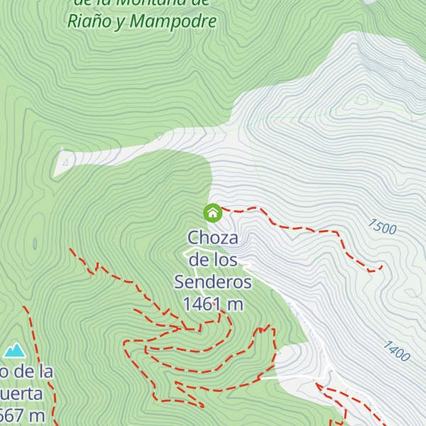 Map of Choza de los Senderos