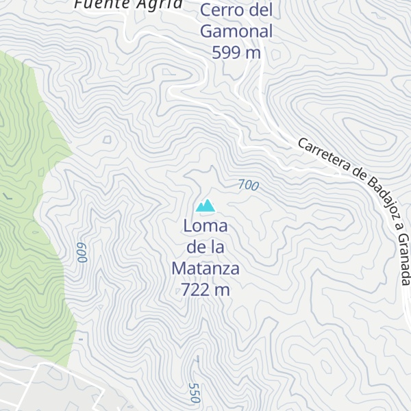 Map of Loma de la Matanza