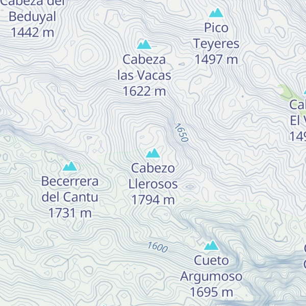 Map of Cabezo Llerosos