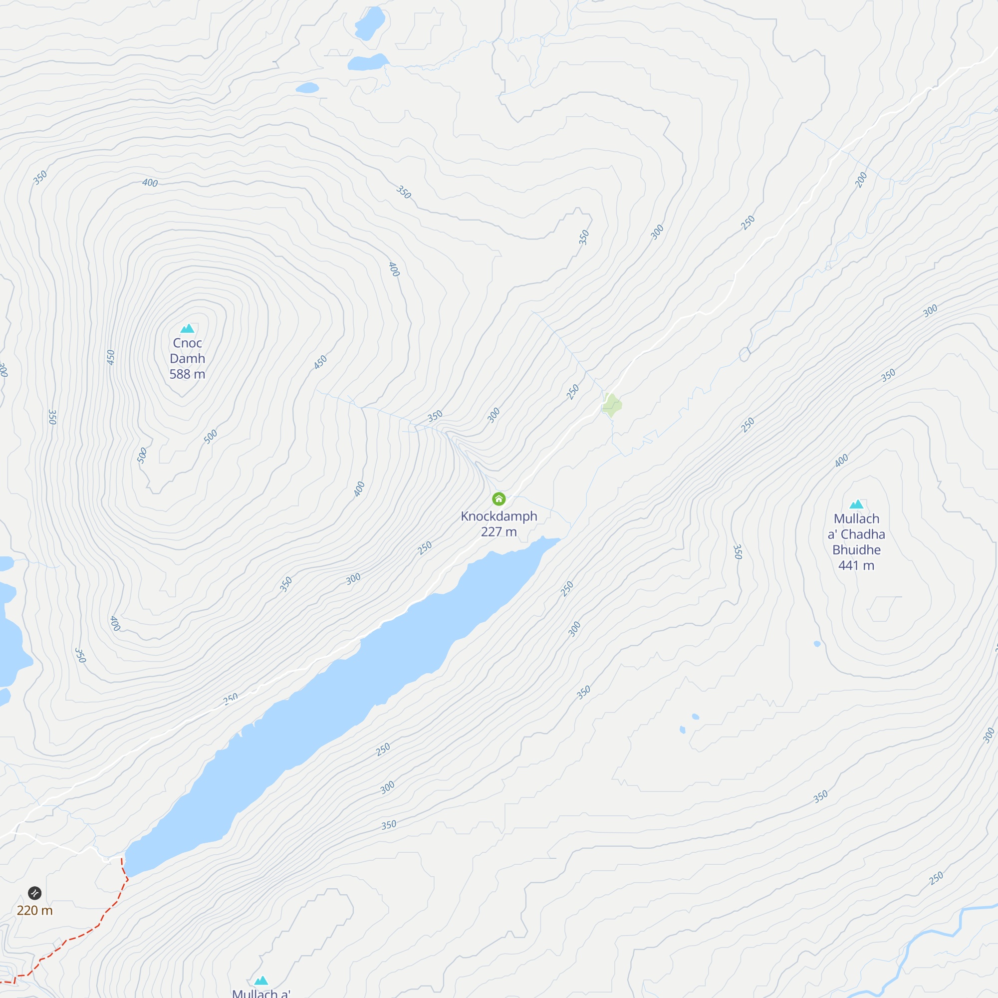Knockdamph map