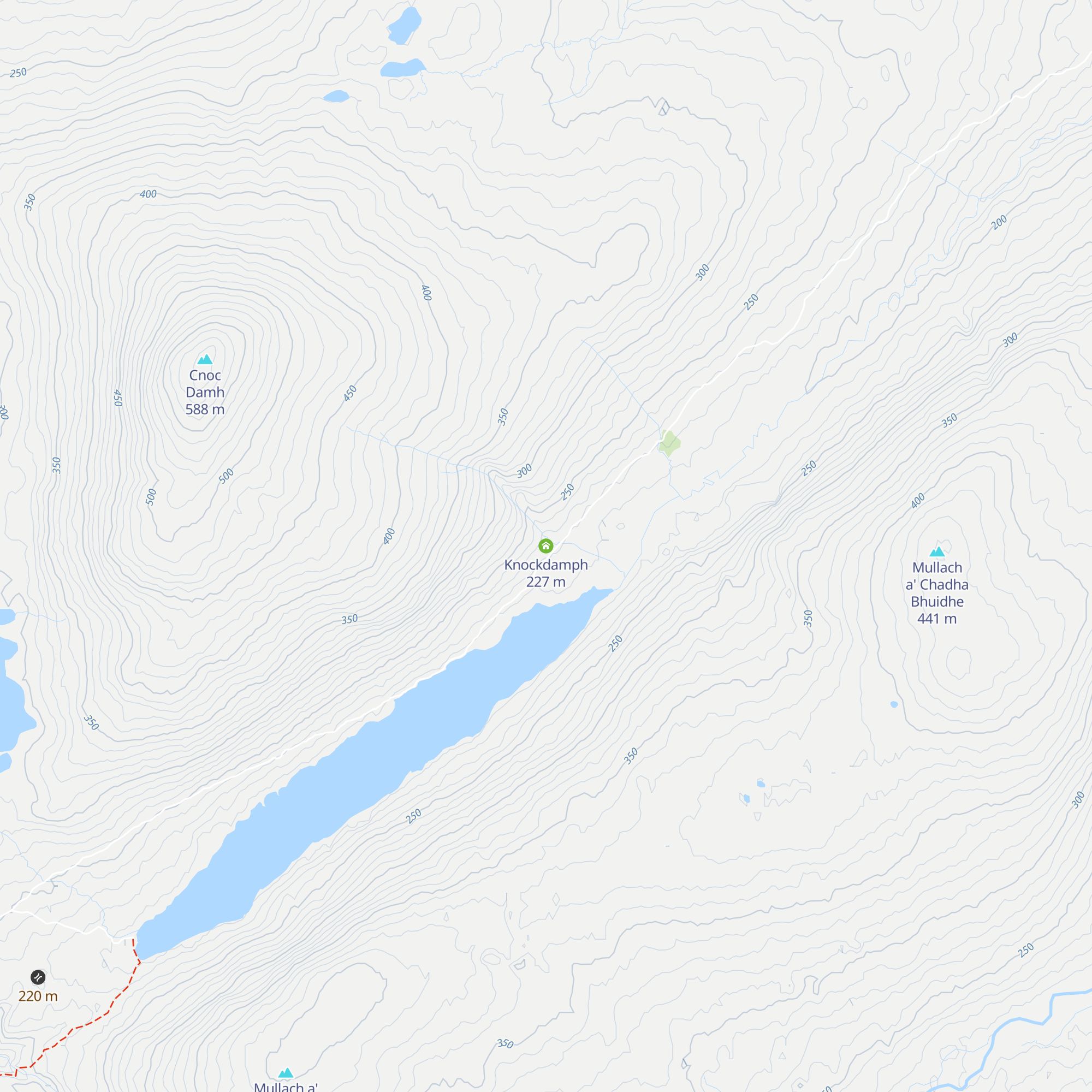 Knockdamph map