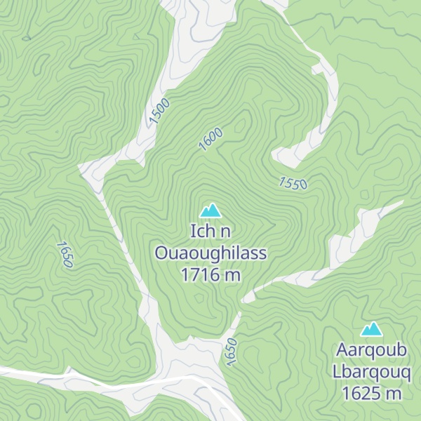 Map of Ich n Ouaoughilass