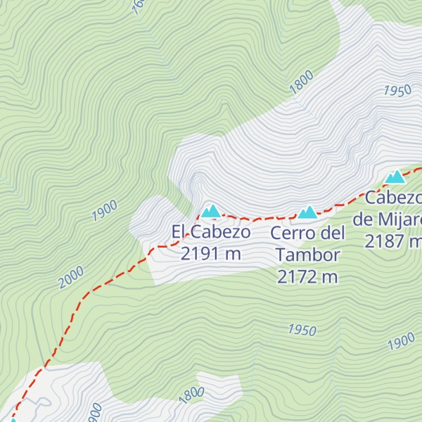 Map of El Cabezo