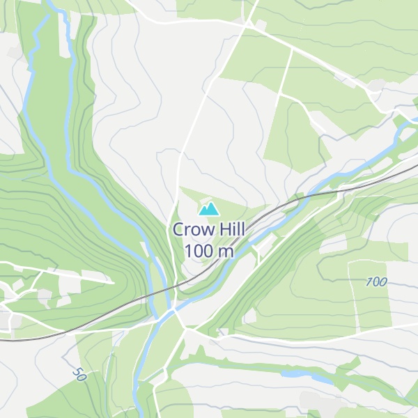 Map of Crow Hill
