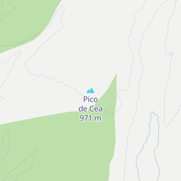 Map of Pico de Cea