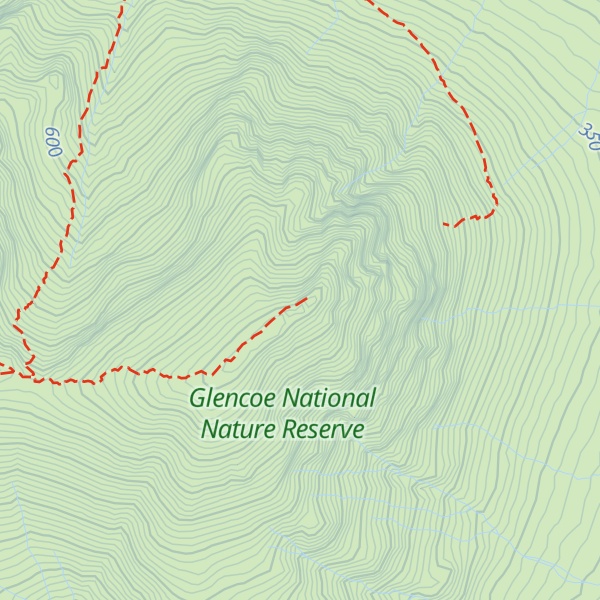 Map of Stob Dearg