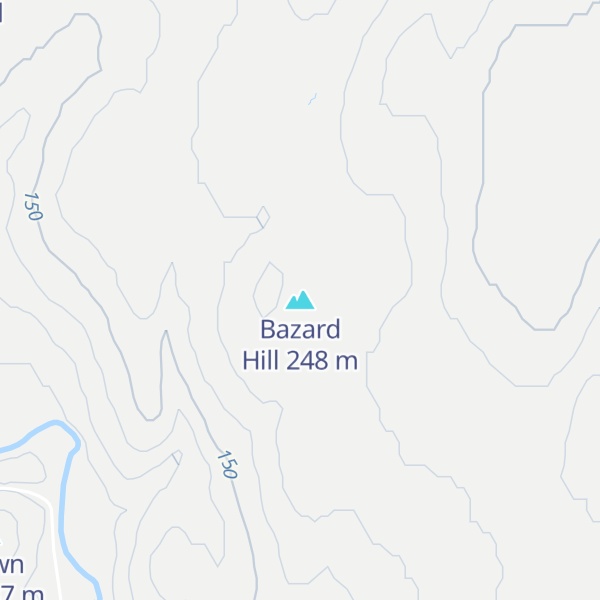 Map of Bazard Hill