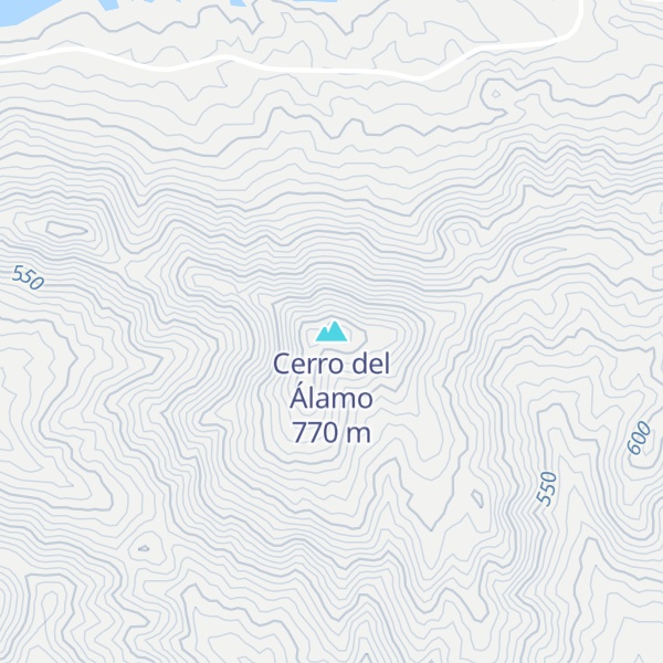 Map of Cerro del Álamo