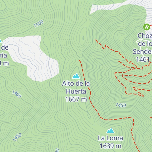Map of Alto de la Huerta