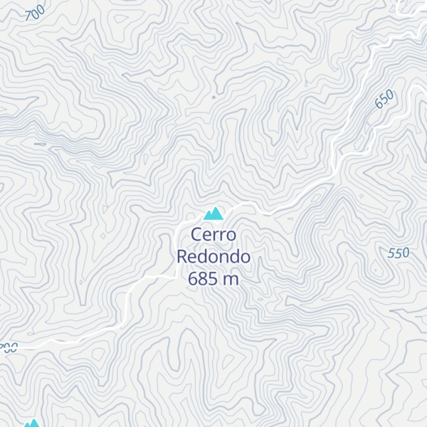 Map of Cerro Redondo