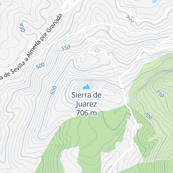 Map of Sierra de Juarez