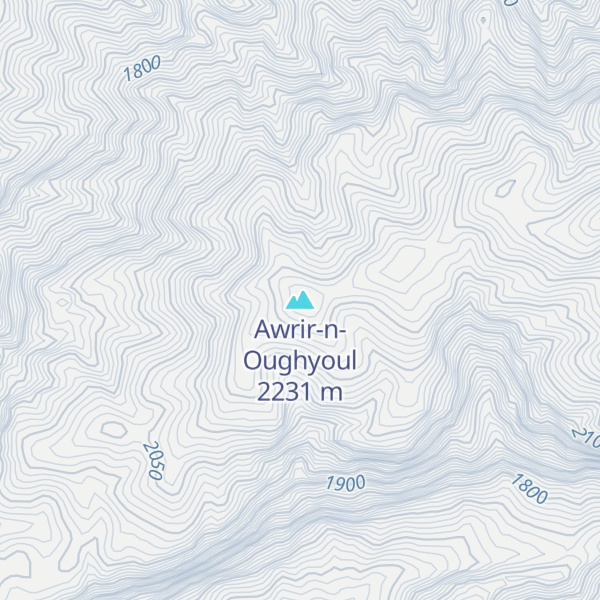 Map of Awrir-n-Oughyoul