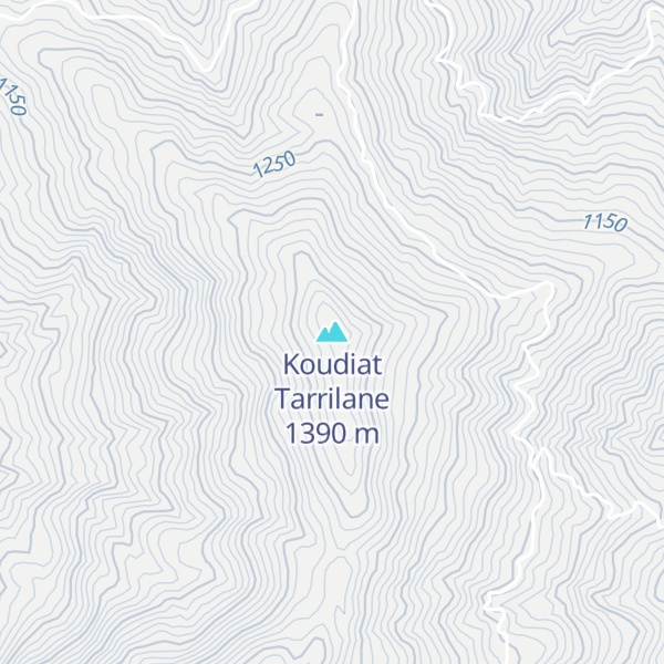 Map of Koudiat Tarrilane