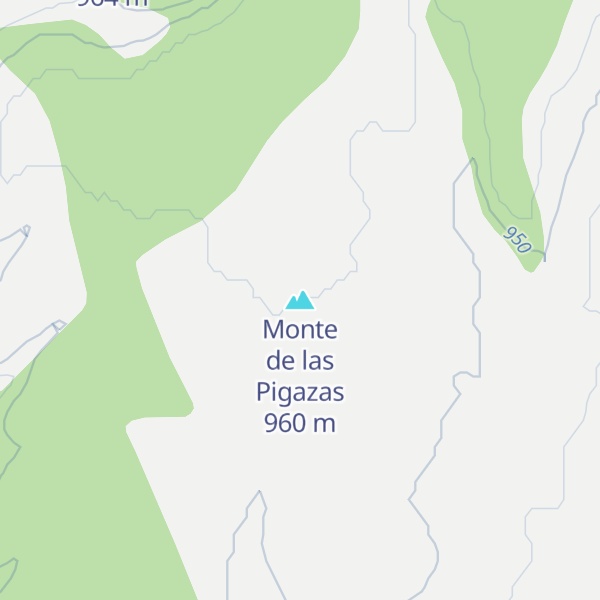 Map of Monte de las Pigazas