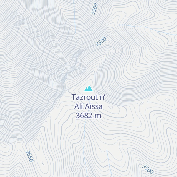 Map of Tazrout n’ Ali Aïssa