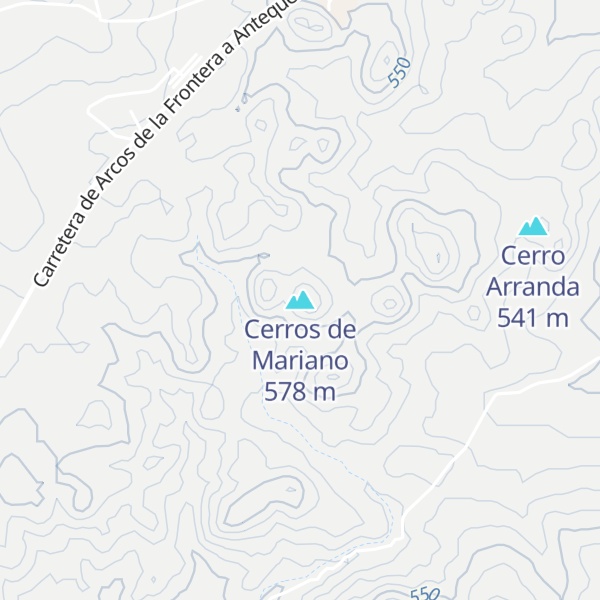 Map of Cerros de Mariano