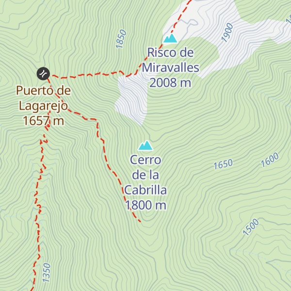 Map of Cerro de la Cabrilla