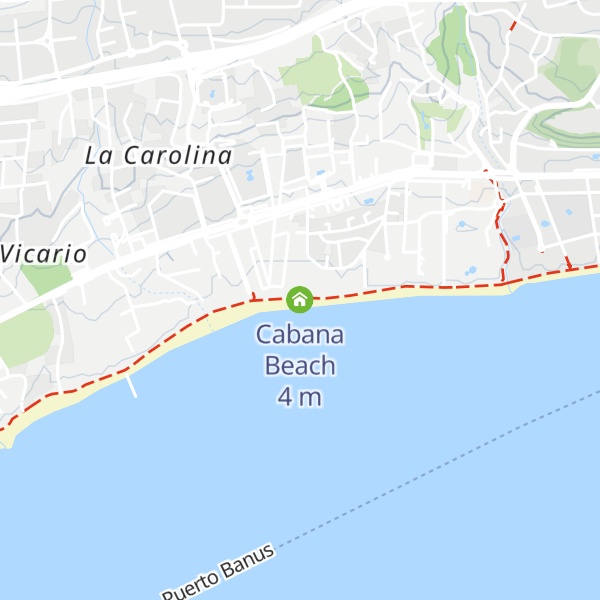 Map of Cabana Beach