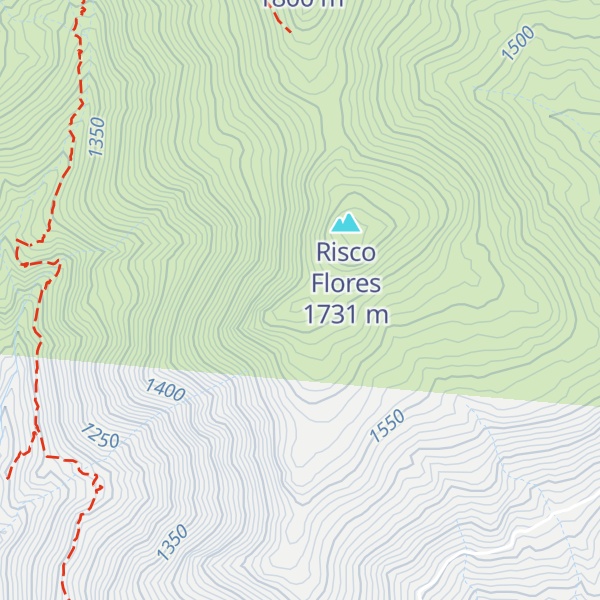 Map of Risco de la Huesa