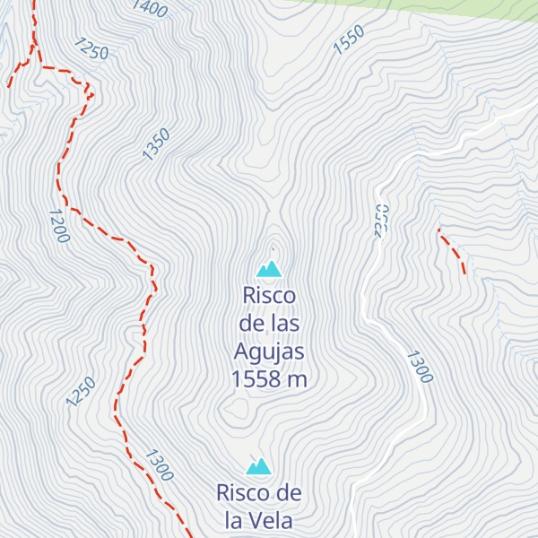Map of Risco de las Agujas
