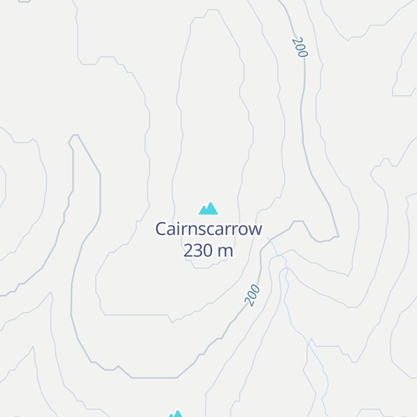 Map of Cairnscarrow