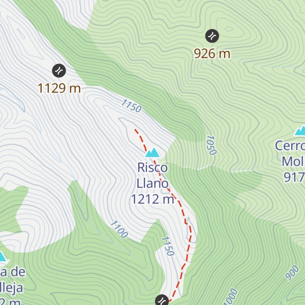 Map of Risco Llano