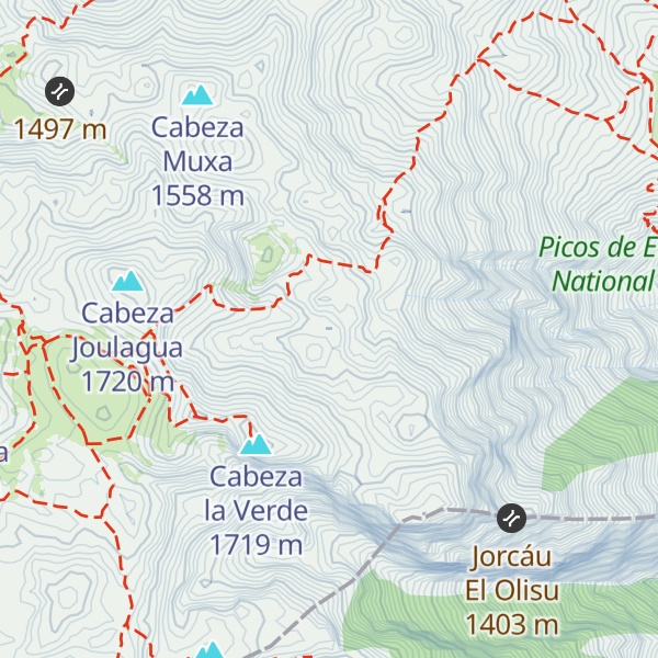 Map of Cabeza Grande