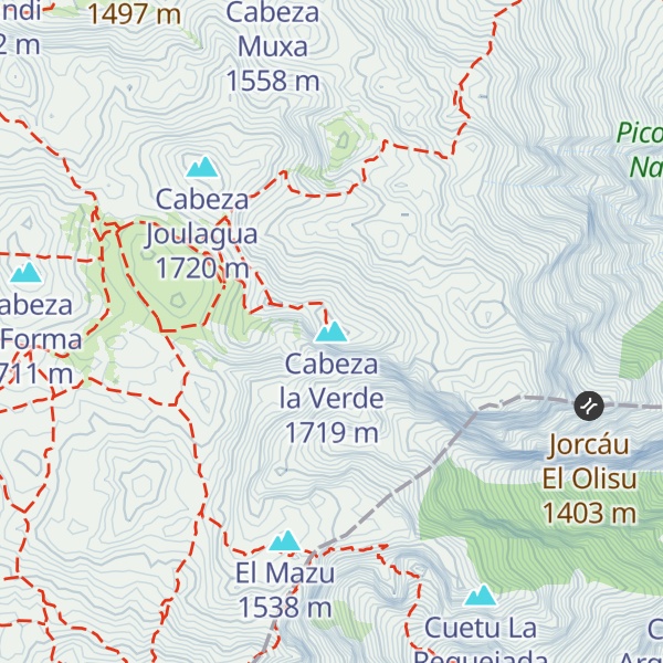 Map of Cabeza la Verde