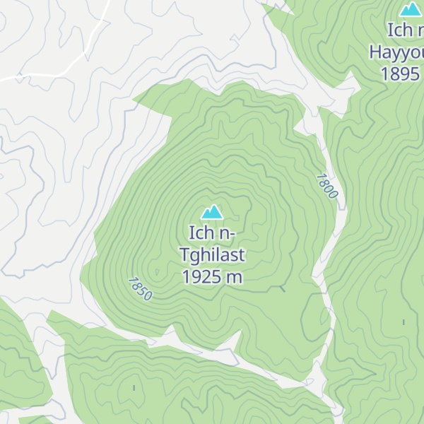 Map of Ich n-Tghilast