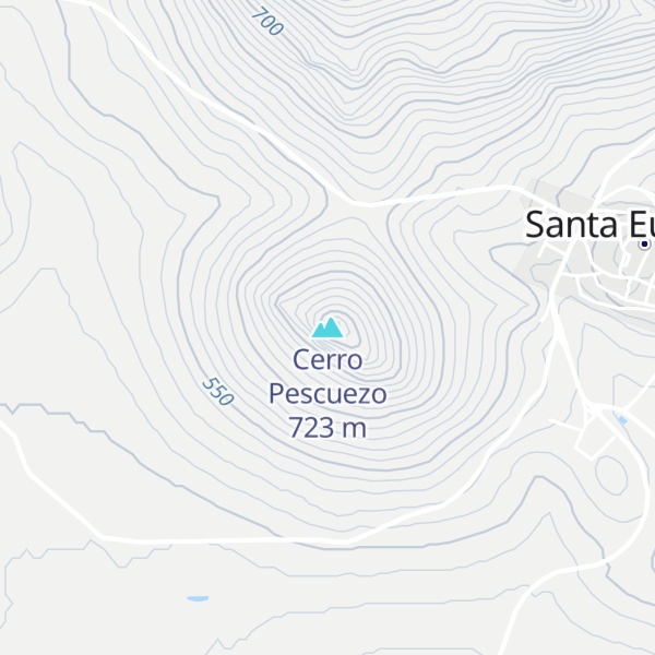 Map of Cerro Pescuezo