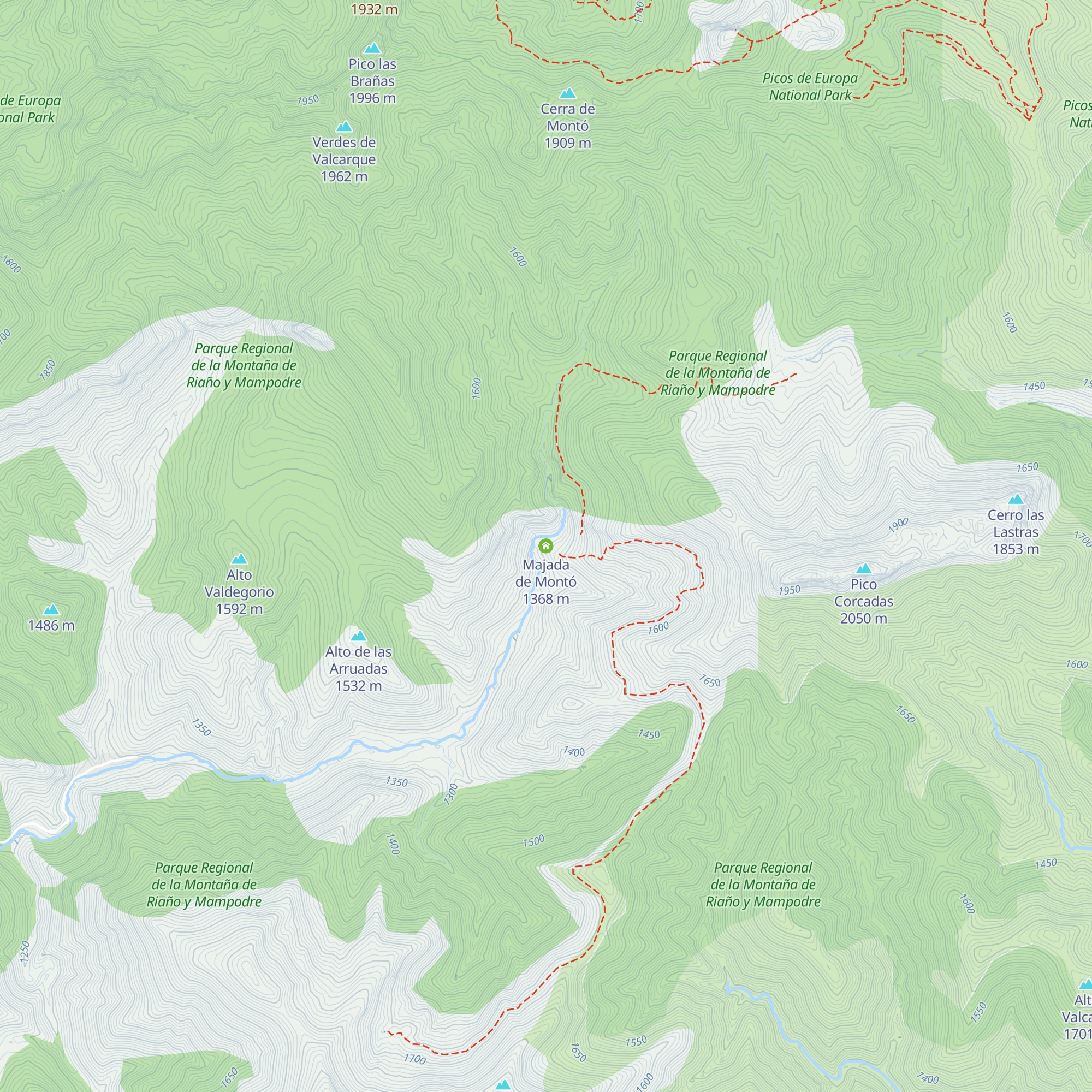 Majada de Montó map