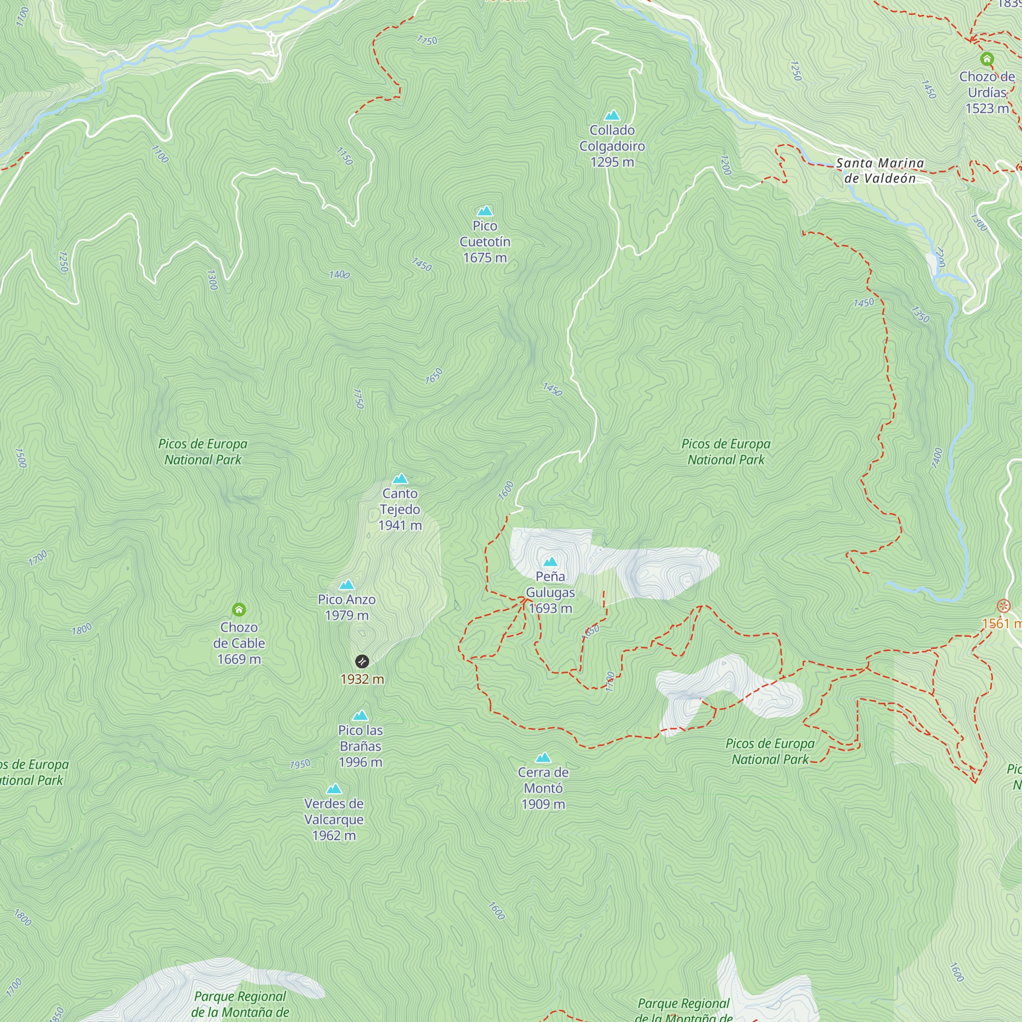 Chozo de Montó map