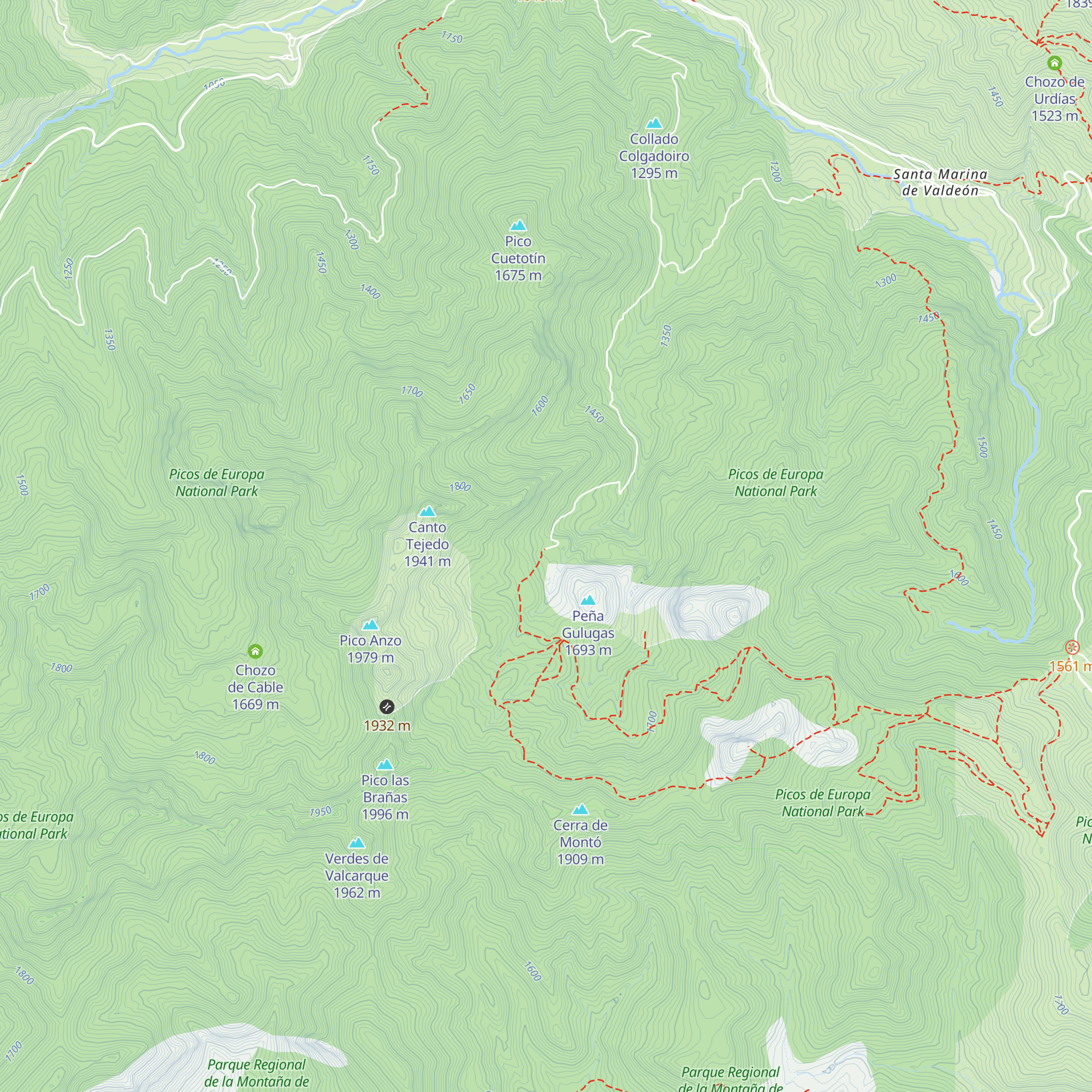 Chozo de Montó map
