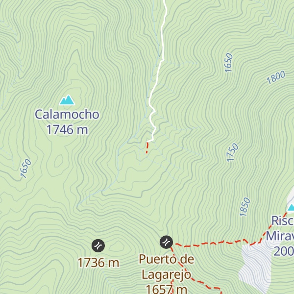 Map of Chozo Garganta Pedro Bernardo