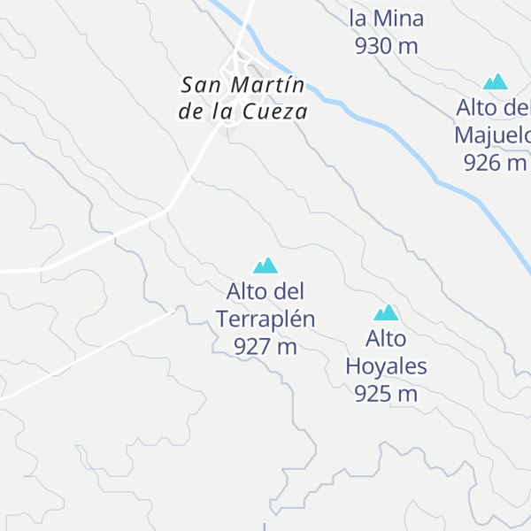 Map of Alto del Terraplén
