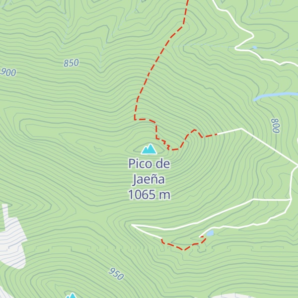 Map of Pico de Jaeña
