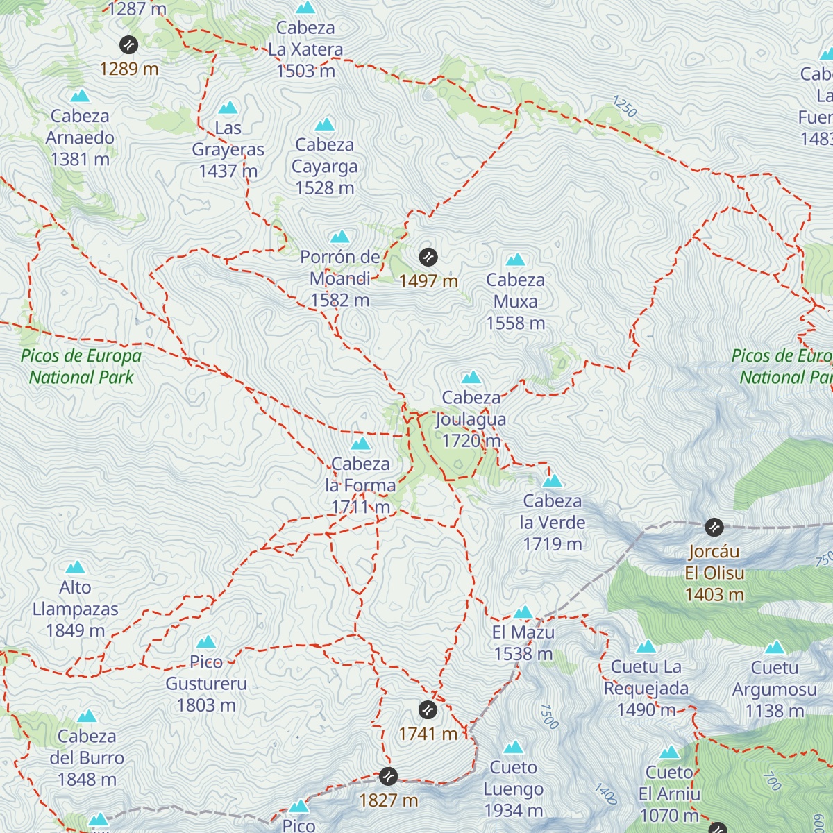 Refugio Vega de Ario map