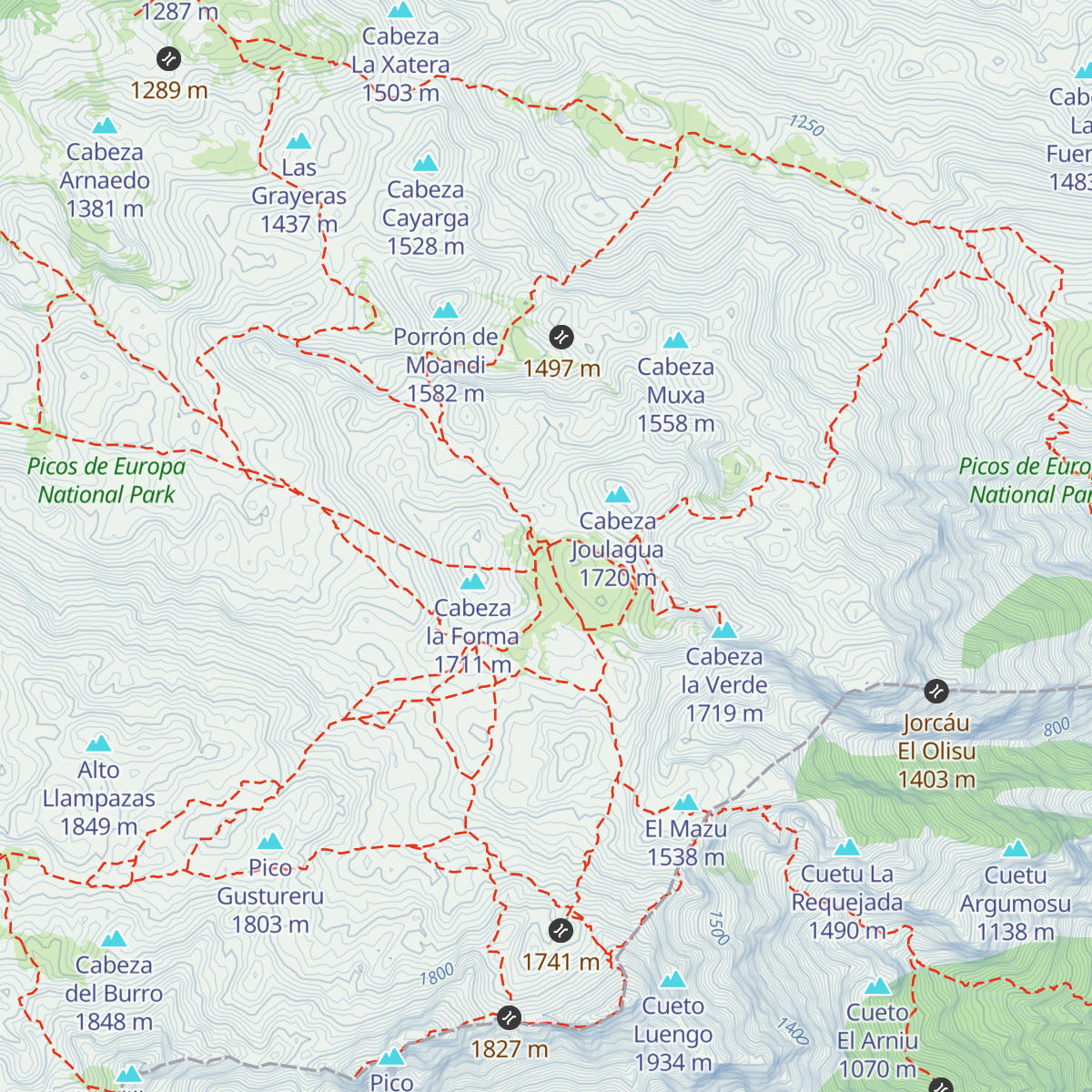 Refugio Vega de Ario map