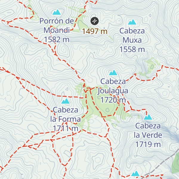 Map of Refugio Vega de Ario