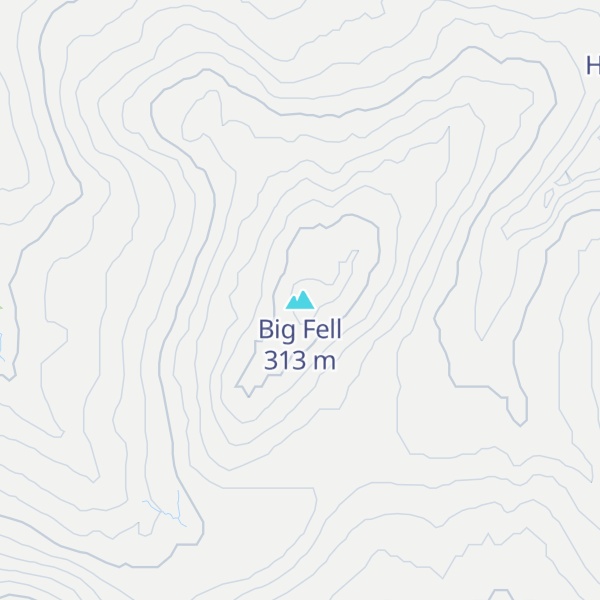 Map of Big Fell
